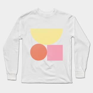 Geometric Shapes Long Sleeve T-Shirt